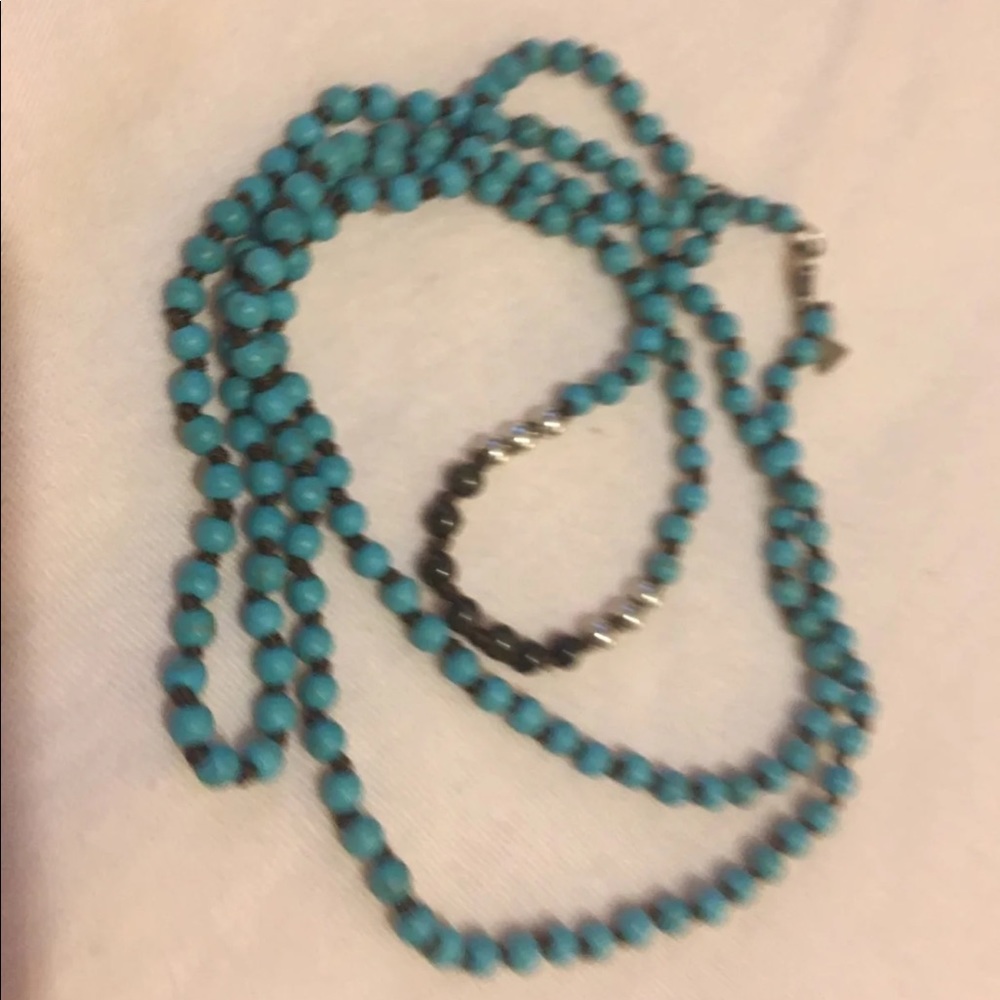 Silpada 38” turquoise necklace